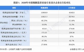 干货！2021年中国视频监控设备行业龙头企业分析——大华股份