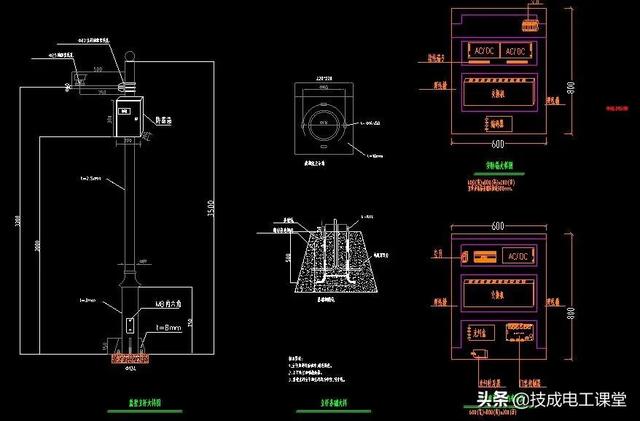 一套非常详细的弱电CAD系统图及大样图，收藏-第24张图片-深圳监控安装