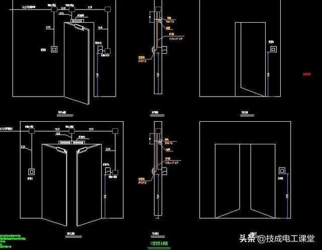 一套非常详细的弱电CAD系统图及大样图，收藏-第32张图片-深圳监控安装