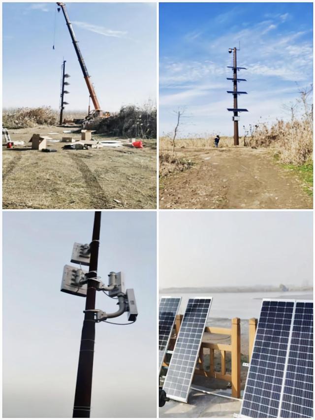 湿地公园太阳能监控安装案例
