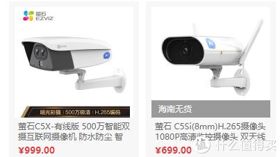 谈谈的萤石云系列摄像机的选型--C1~C8全系列选型-第20张图片-深圳监控安装